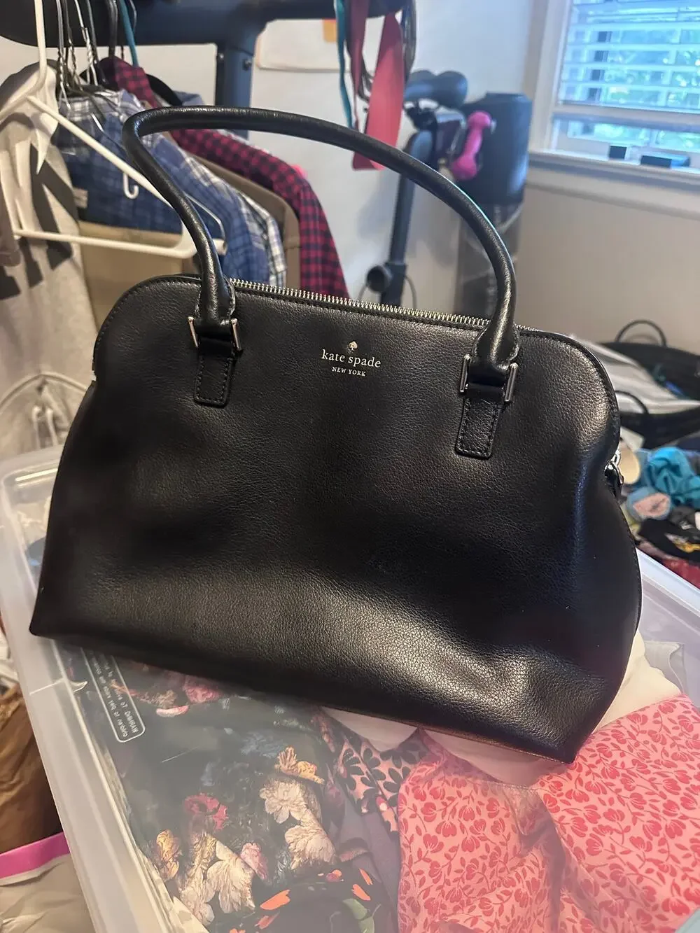 Kate Spade Mariella Medium Black Shoulder Bag Handbag Purse